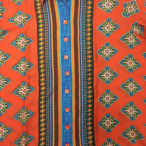 Global Desi Ethnic Button Down Shirt - Picture 6 of 10